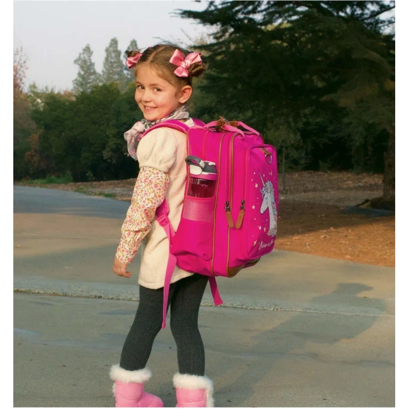 Mochila Niñas Unicornio 15 | Bolso De Escuela De Los