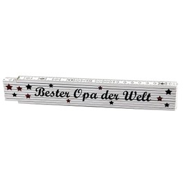 Ruler "Bester Opa der Welt" - Gift - Grandfather for Birthday or Christmas