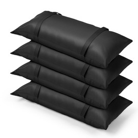 Evekea Umbrella Base Weights Fillable Sandbags, 4 Packs Sand Bags for Weight, Outdoor Weatherproof Heavy Duty Weight Sandbag for Furniture Umbrella Stand Garden Cantilevers Poolside Accessories