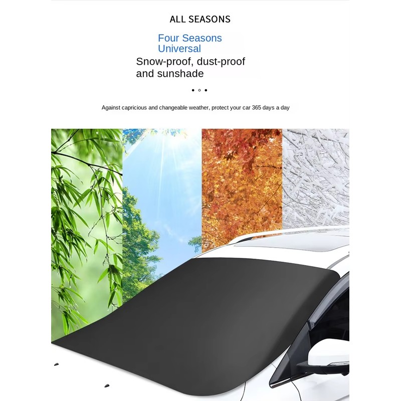 Magnetic Car Windshield Cover for Sun, Snow & Frost Protection