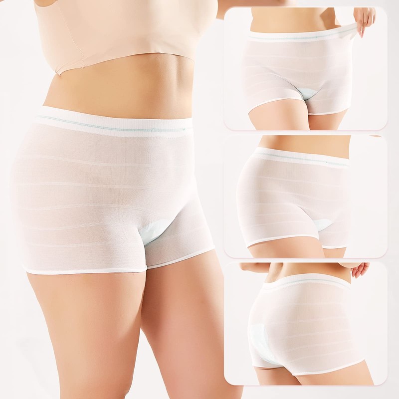 Carer Incontinence Net Knickers, 4 Pcs Women's Net Knickers High