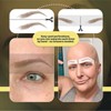 My Two Brows 20 Pairs Medium Brown Temporary Eyebrow Tattoos,