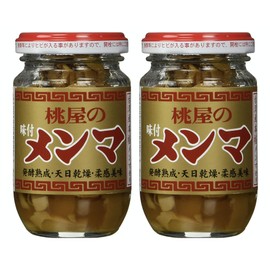 桃屋 味付メンマ MOMOYA SEASONED BAMBOO SHOOTS “MENMA AJITSUKE” - 4.05 OZ | PACK OF 2