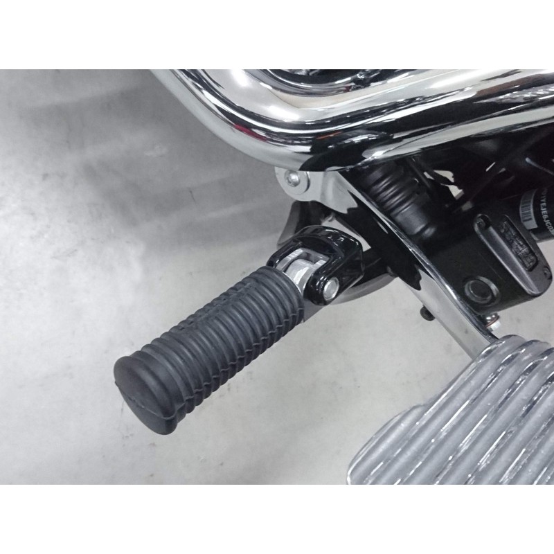 Kijima HD-05385 Motorcycle Parts Step Conversion Bracket Set, Black, Softail