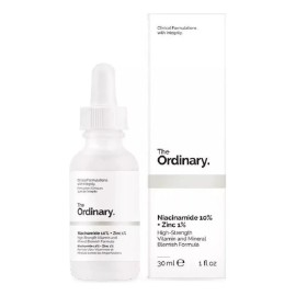 The Ordinary — Niacinamida 10% + zinc 1% — 30 ml — E. Tiempo de aplicación inmediata para todo tipo de piel: día/noche