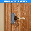 4 PCS Door Latch Guard Plate, 3 X 7'' Door