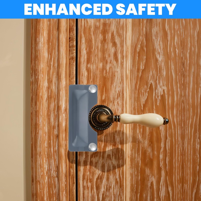 4 PCS Door Latch Guard Plate, 3 X 7'' Door