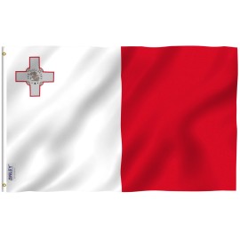 Anley Fly Breeze 3x5 Feet Malta Flag - Maltese Flags Polyester