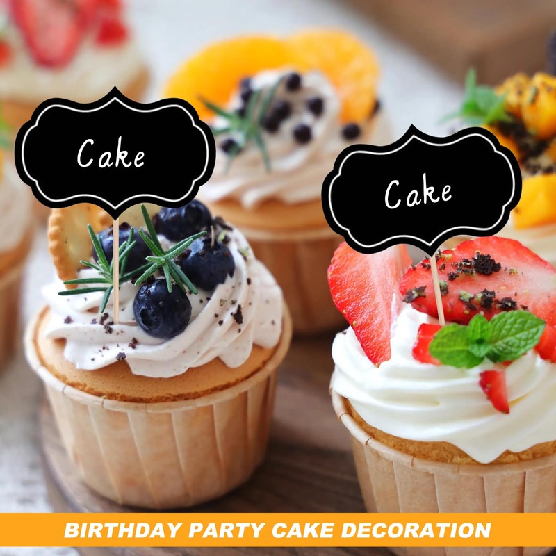 Party Food Labels for Buffet, 56 Pieces Food Label Flags