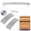 Clear Pull Crystal Rhinestone Door Handle Knobs Furniture Cabinet Crystal