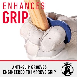 Franklin Sports Baseball Bat Swing Trainer - Gator Grip Grip Trainer - Baseball and Softball Hitting Aid - Knuckle Aligner and Swing Practice Accessory - Navy