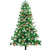 3Pcs Gold Sequin Star 15cm - Christmas Tree Hanging Decorations
