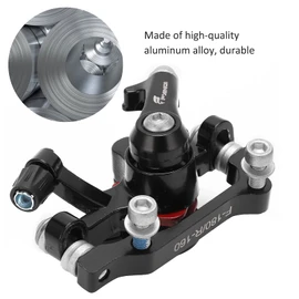 Disc Brake, Bicycle Disc Brake Caliper for Long Time Use, Front and Rear Set, Rust Resistant, Rustproof, Lightweight, Portable, Easy Installation, Aluminum Alloy, Bicycle Accessories (Square Rear Disc