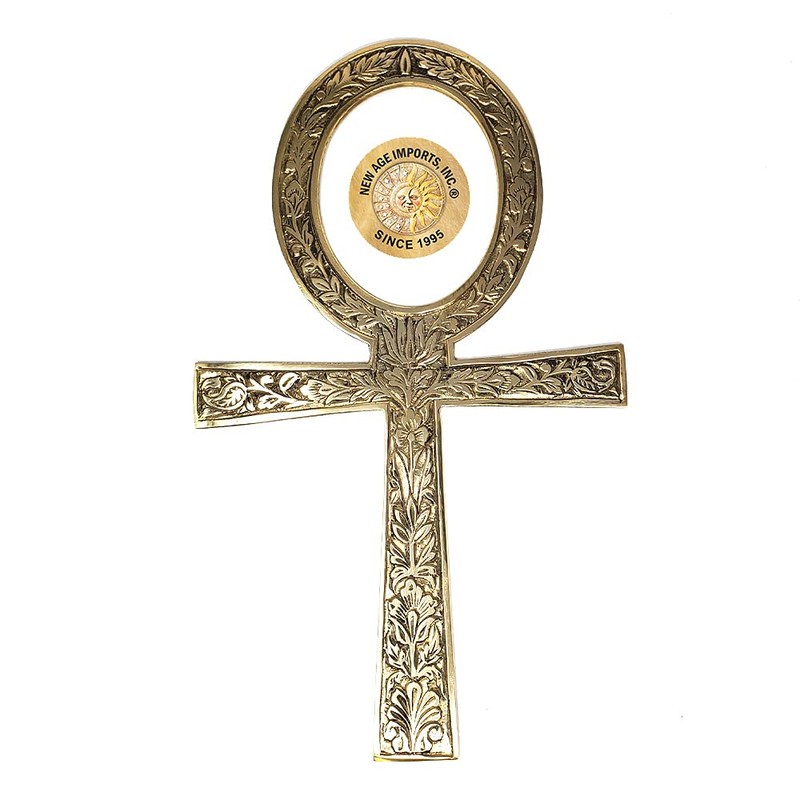 Solid Brass Ankh 9.75"~ Perfect for your Altar, Wall Décor,