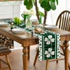 Artoid Mode Green Clover Buffalo Plaid Shamrocks St.Patrick's Day Table