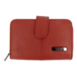 Lorenz Ladies Leather Purse/ Wallet Zip Around - Colours