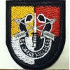 3rd Special Forces Group Flash with Crest SFG Military Iron-On Embroidered Patch