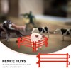 VOSAREA 50pcs Mini Toy Fence for Boys and Girls Farm