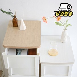 Iris wood top plastic dresser 3-tier, 4-tier, 5-tier Procini series WTS, Procini 4-tier/transparent + top beige / 아이리스 우드상판 플라스틱 서랍장 3단4단5단 프로치니 시리즈 WTS, 프로치니 4단/투명+상판 베이지