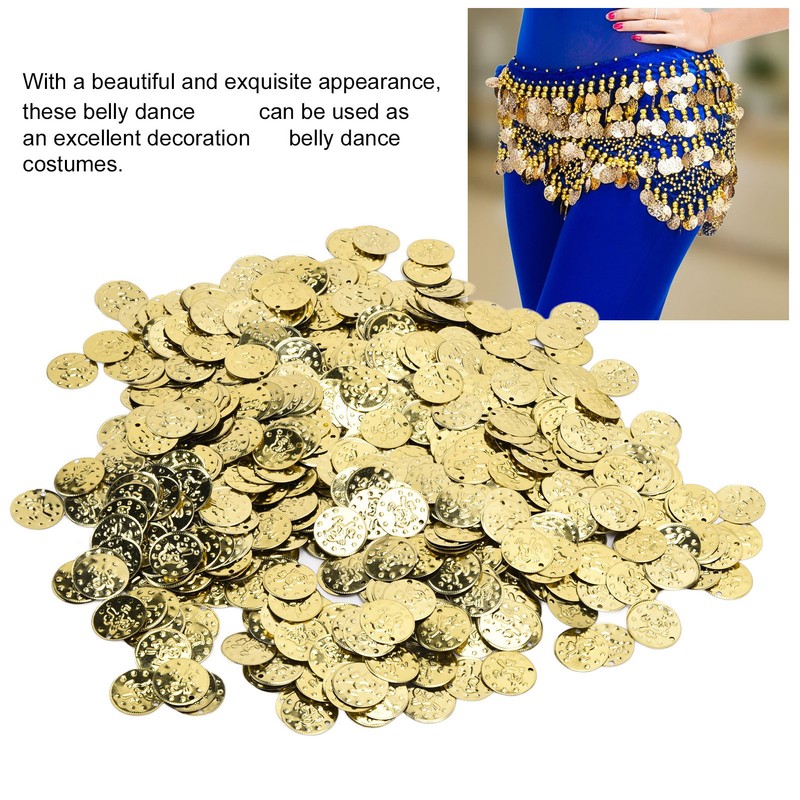 2000Pcs Belly Dance Coins Exquisite Sequins Pendants Clothing Accessories for