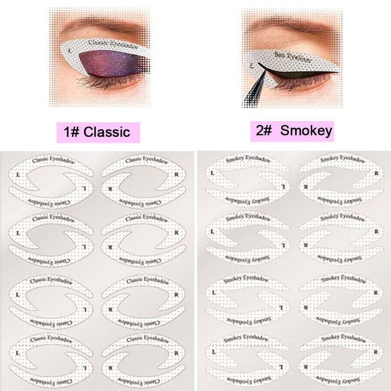 Eyeliner Stencil Eyeshadow Stencil, Eyeliner Stencil Sticker & Eyeshadow Stencils