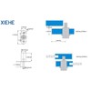 Push Plunger Lock XIEHE 105 Sliding Cabinet Door Lock with