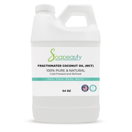 Soapeauty- ACEITE DE COCO FRACCIONADO Prensado en frío Refinado | 100% Natural Disponible a Granel | Portador de Esencias