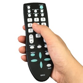 Replacement GXCC Remote Control Compatible for Sanyo LCD TV GXFA DP46812 DP46841 DP47840 DP32640 DP39842 DP39843 DP39E23 DP39E23T DP42142