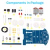 MiOYOOW Line Following Robot Car Kit, Beginners Smart Car Soldering
