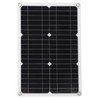 18V 20W Portable Solar Panel Semi Flexible Monocrystalline Waterproof Solar