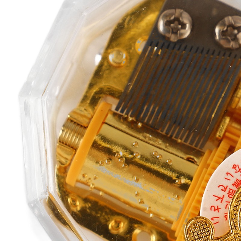 Acrylic Music Box Exquisite Beautiful DIY Clear Musical Box for