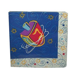 Festive Hanukkah Beverage Napkins, 16ct