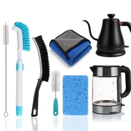 XANGNIER Electric Tea Kettles for Boiling Water Cleaning Brush Kits,Gooseneck Hot Water Boiler Cleaner Tools Accessories