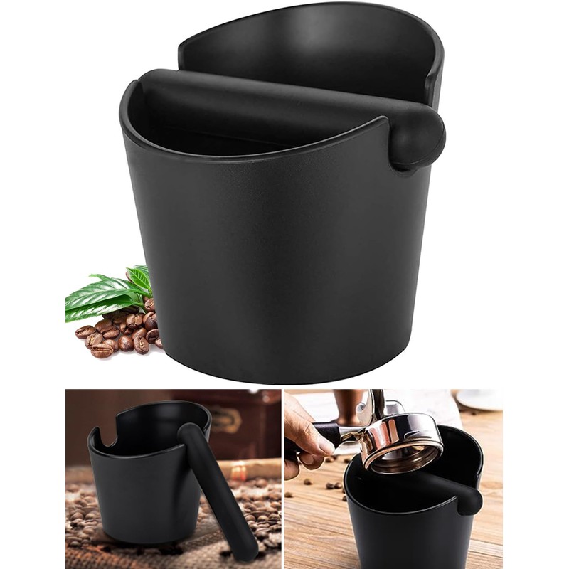 Espresso Coffee Knock Box for Barista, ABS Coffee Grind Knock