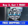IAFF Sticker Firefighter Decal Bumper Sticker, IAFF Thin Blue Line
