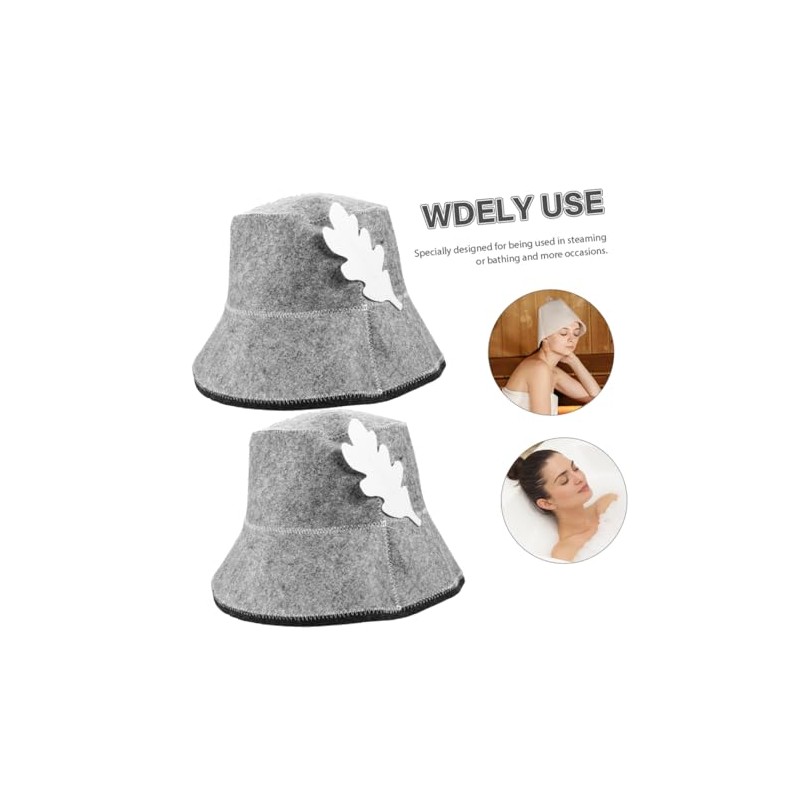 Baluue Gorros Sauna Portátiles Ducha Fieltro Ligeros Absorbentes