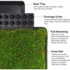 Dog Grass Pad with Tray,40''X27.5''Large Artificial Turf Grass Potty,XL Reusable