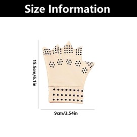 Compression Gloves for Arthritic Hands, Arthritic Gloves Women, Arthritic Hands Relief, For Hand Pressure, Joint, Computer Typing and Daily Work(Skin Color)
