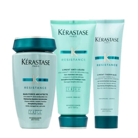 Kerastase Resistance Bain Force Architecte, Ciment Anti-Usure & Ciment Thermique Pack