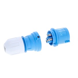 Male Plug for Electric Hook Up Cable, CEE plug 16A / 3 pole - for Caravan, Camping and Tent