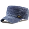 MESU Unisex Washed Cotton Military Hats Cadet Army Caps Vintage