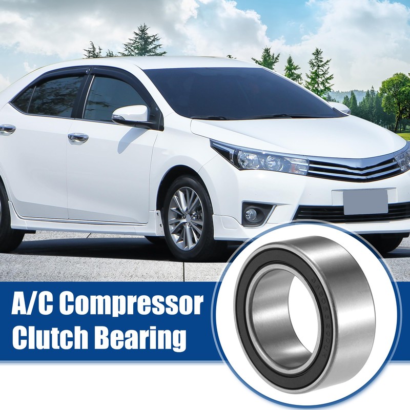 X AUTOHAUX Universal Car A/C Compressor Clutch Bearing 35x55x20mm -