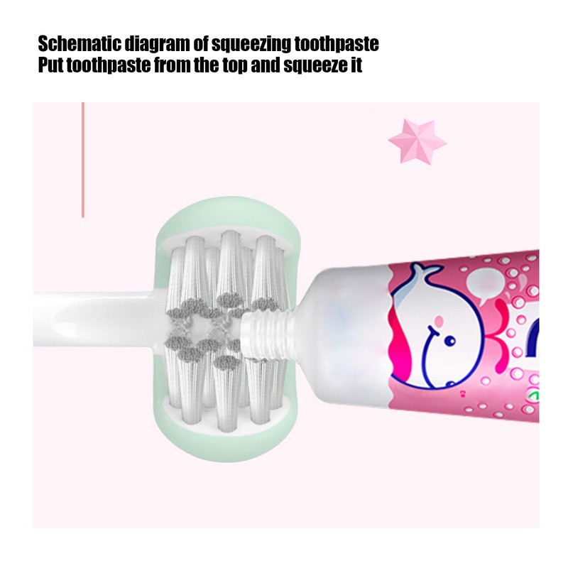 3 Sides Kid Electric Toothbrush 5 Gears Rechargeable Waterproof Oral
