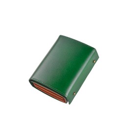 Men's Tochigi Leather Wallet, Large Capacity, Genuine Leather, Bifold Wallet, Small Wallet, Popular Cowhide Leather, Compact Wallet, Luxury Gift Box, Unisex, green