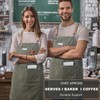 MODY RODY Durable Chef Apron with Pockets for Cooking in