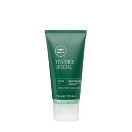 Tea Tree Styling Gel, Fijación Media, Acabado de Alto Brillo, Para Todo Tipo de Cabello, 75 ml