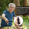 Bcautay 4Pcs Cane Replacement Hand Grip Replacement Walking Cane Hand