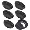 Emwel Tart Tins 6 Packs Tart Pans 4 inch Removable