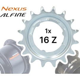 F26 Shimano Bicycle Nexus/Alfine Gear Hubs Wear Part Service Maintenance Replacement Hub Replacement Sprocket (Silver 16 Teeth)
