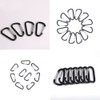 Magik 20-40 Pc D Shape Aluminum Carabiner Clips Spring Camping